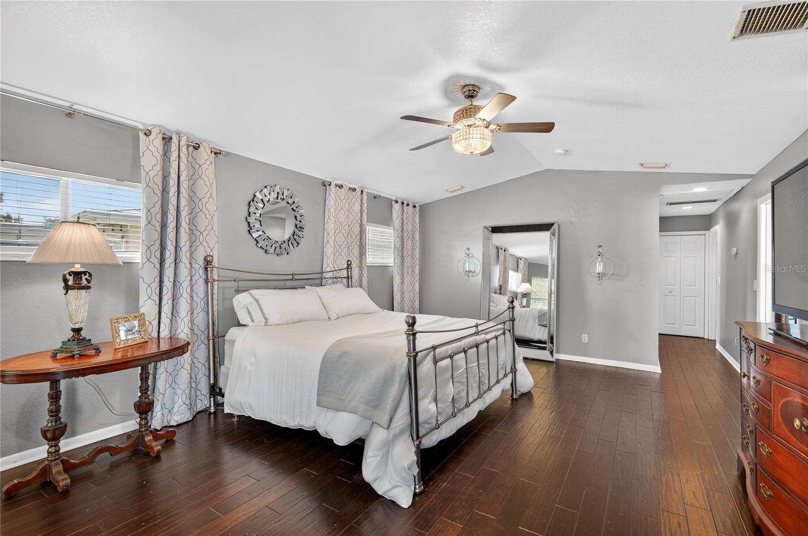 The Primary Bedroom Suite is large and welcoming