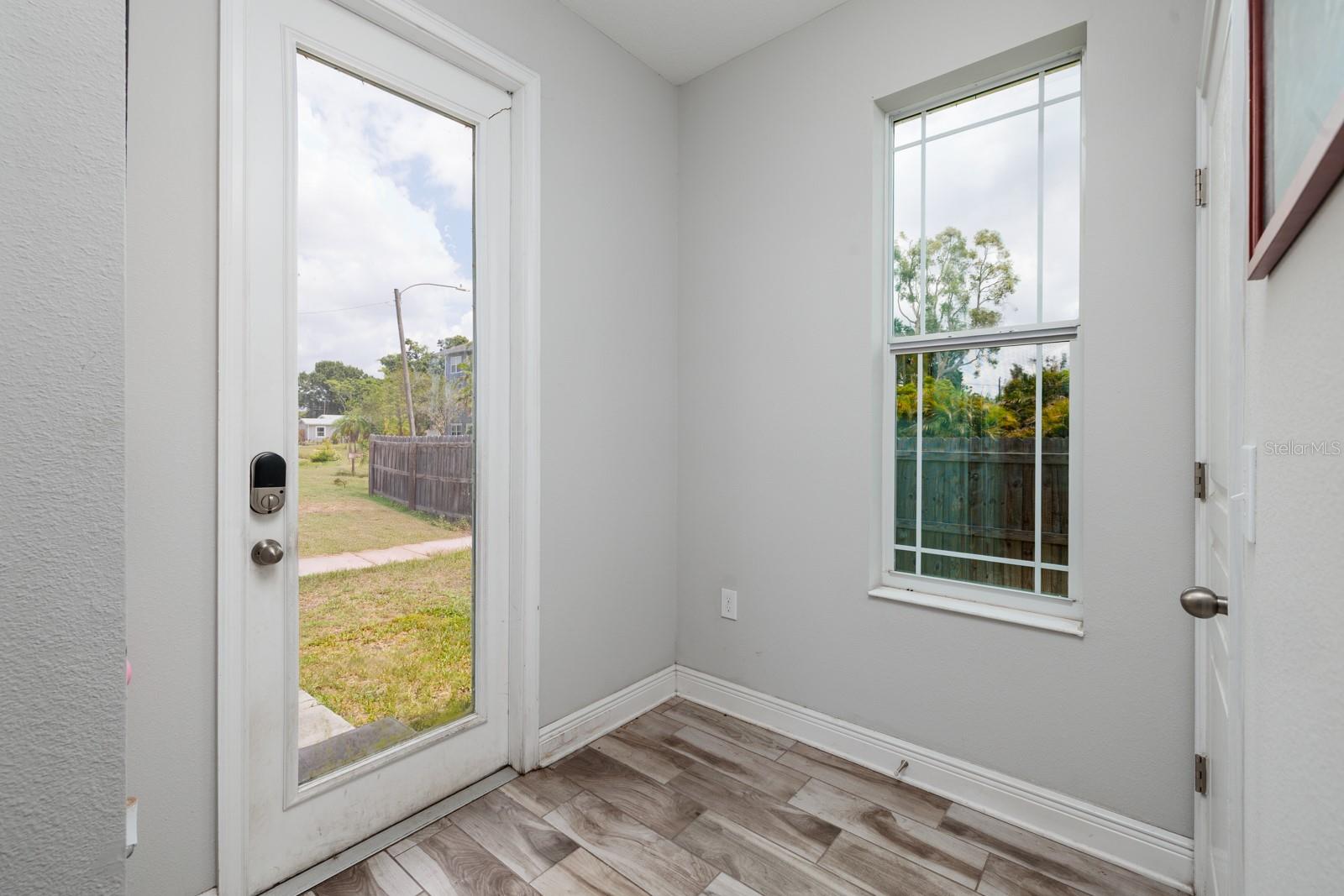 Back door
