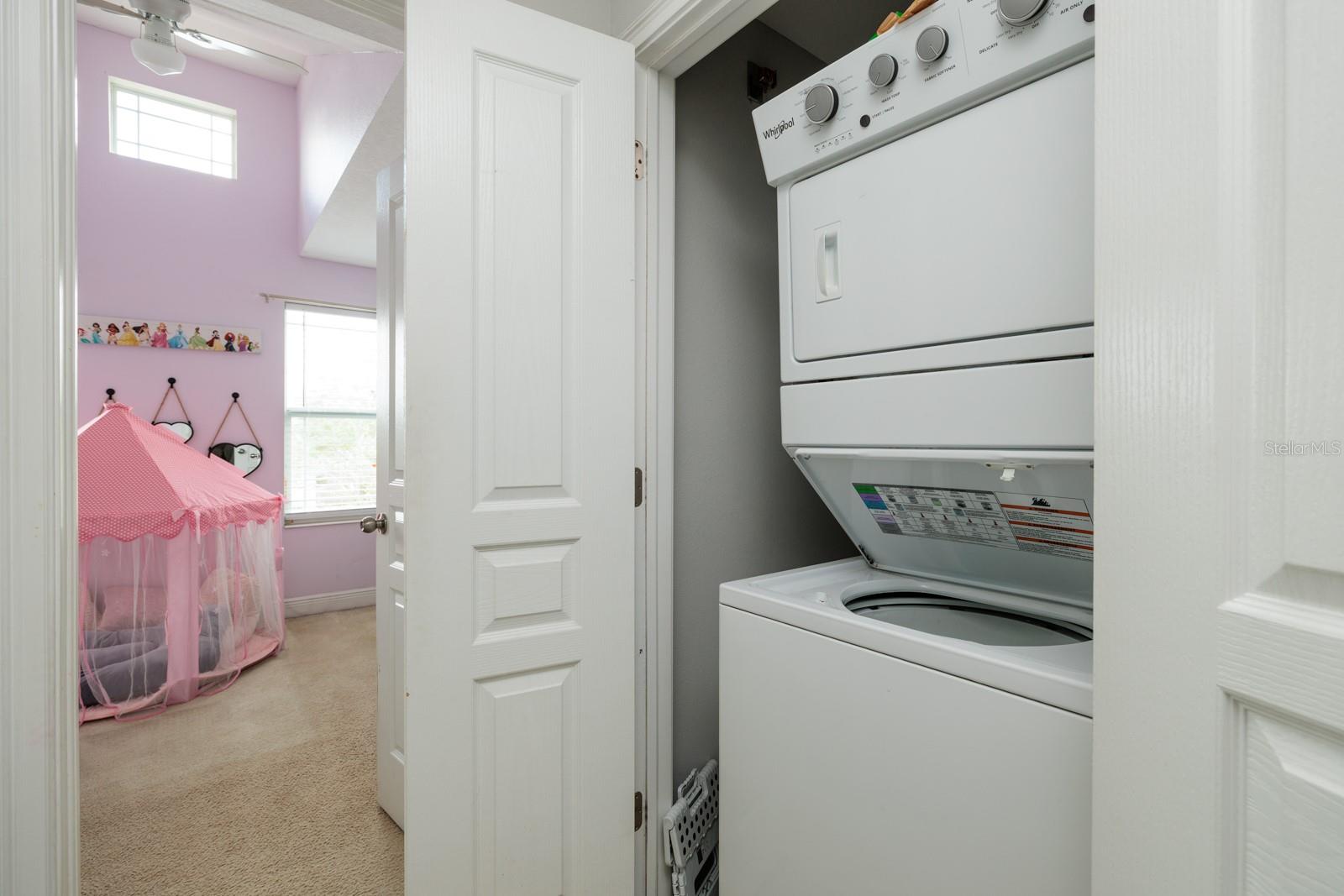 Upstairs laundry