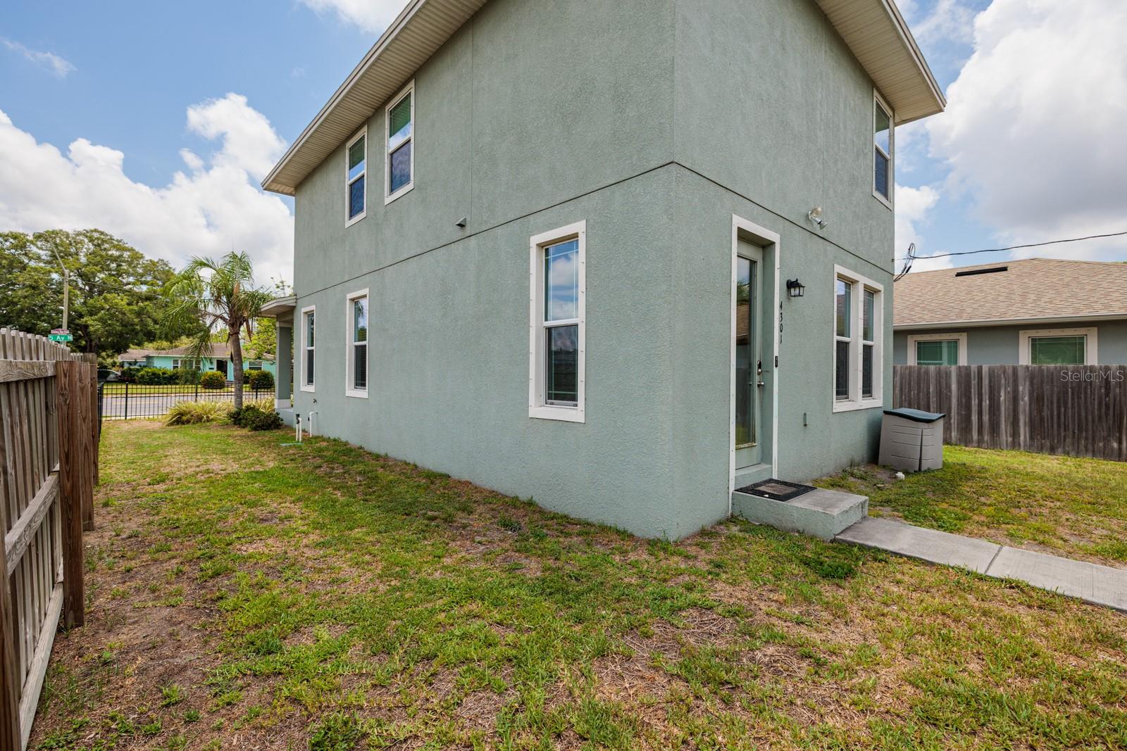 Back of home