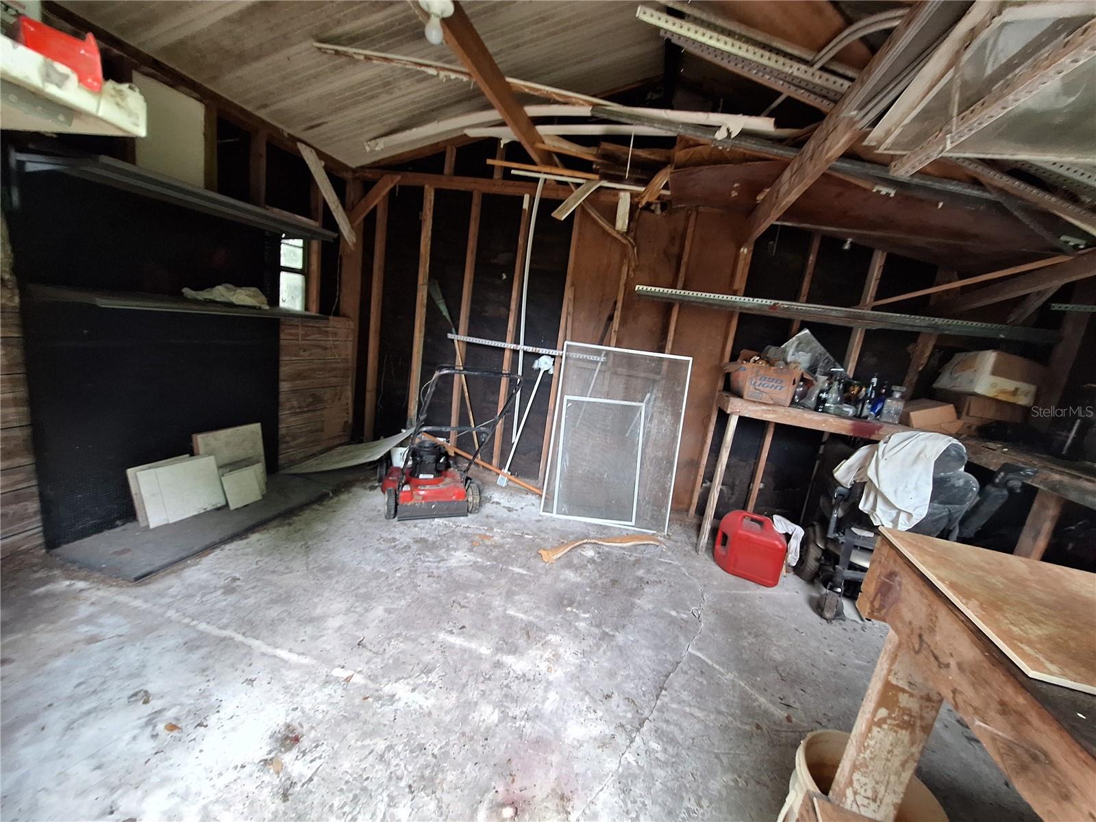 Workshop and Laundry
