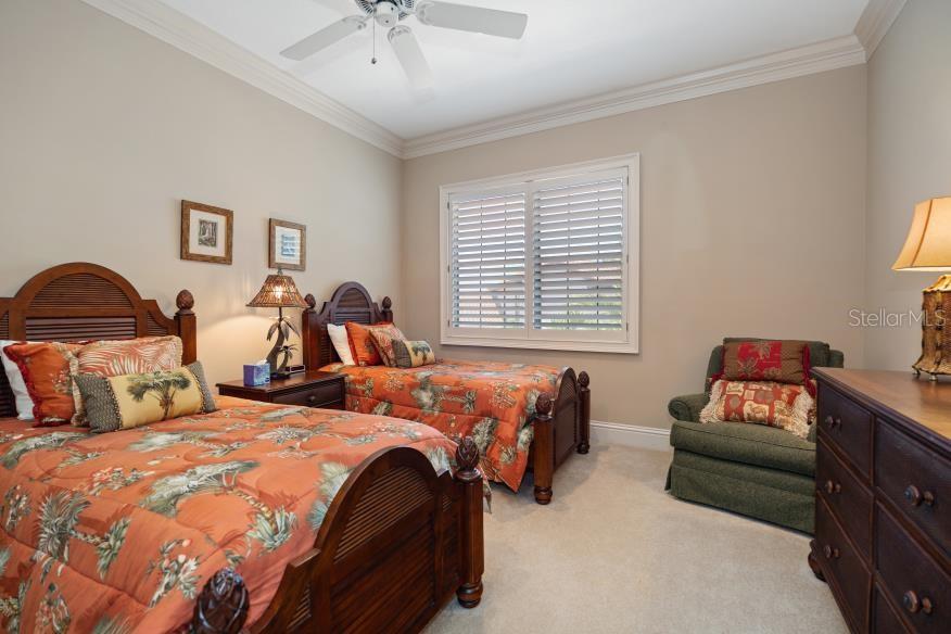 Bedroom 4 on 2nd level with ensuite bath and walk-in closet