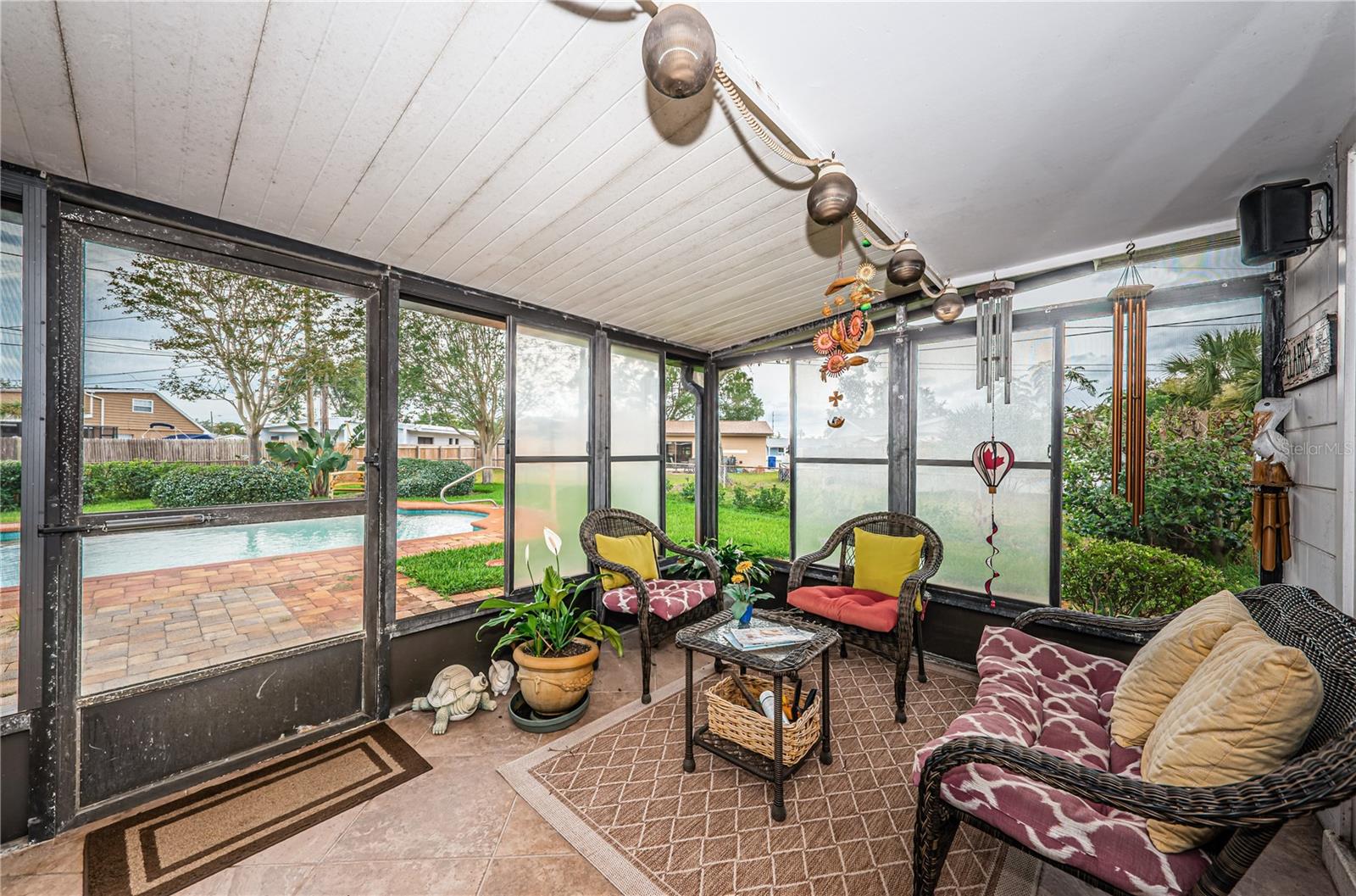 Back Porch with Screens OR Windows