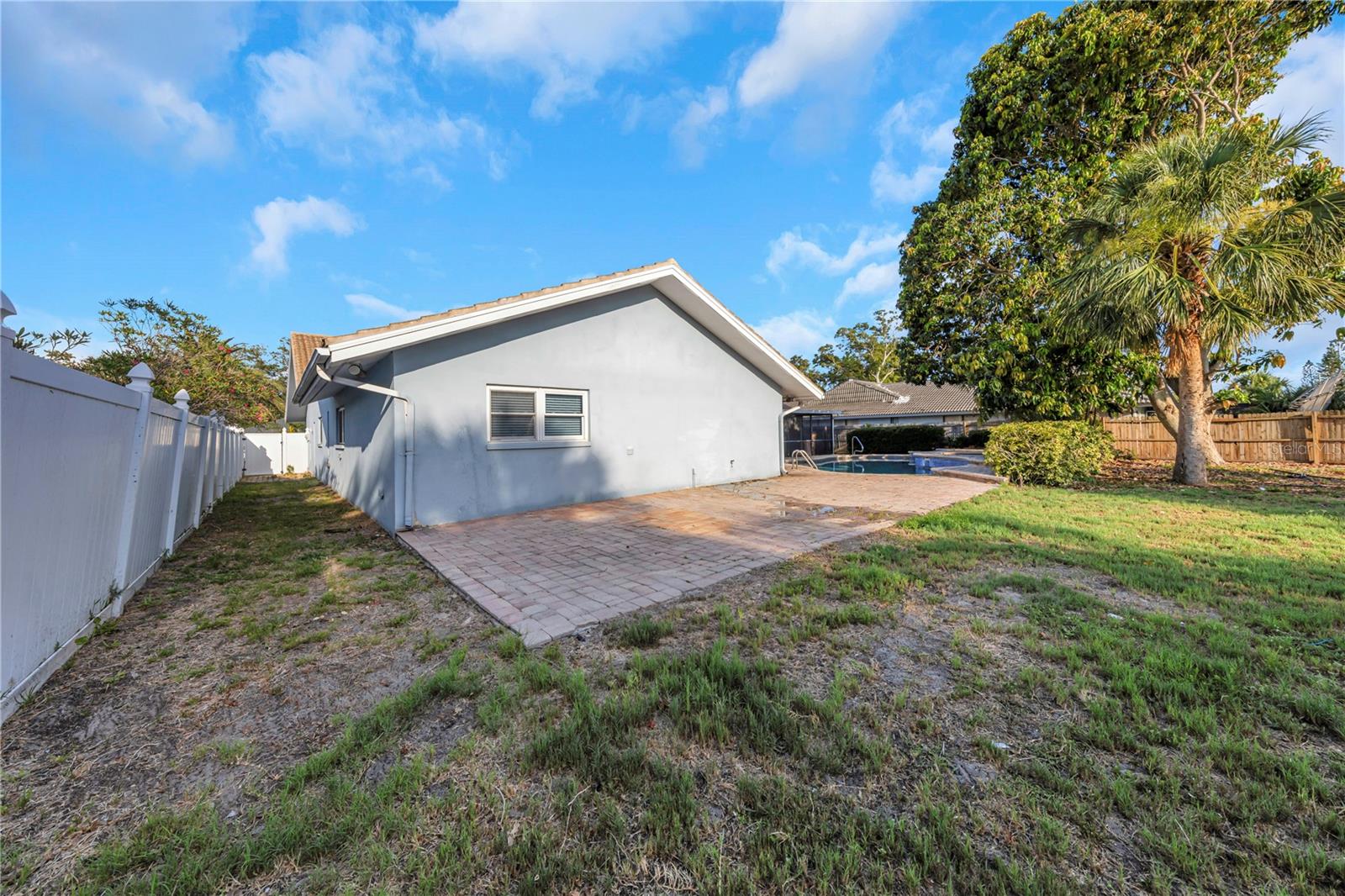Rear Yard - Pavered Area