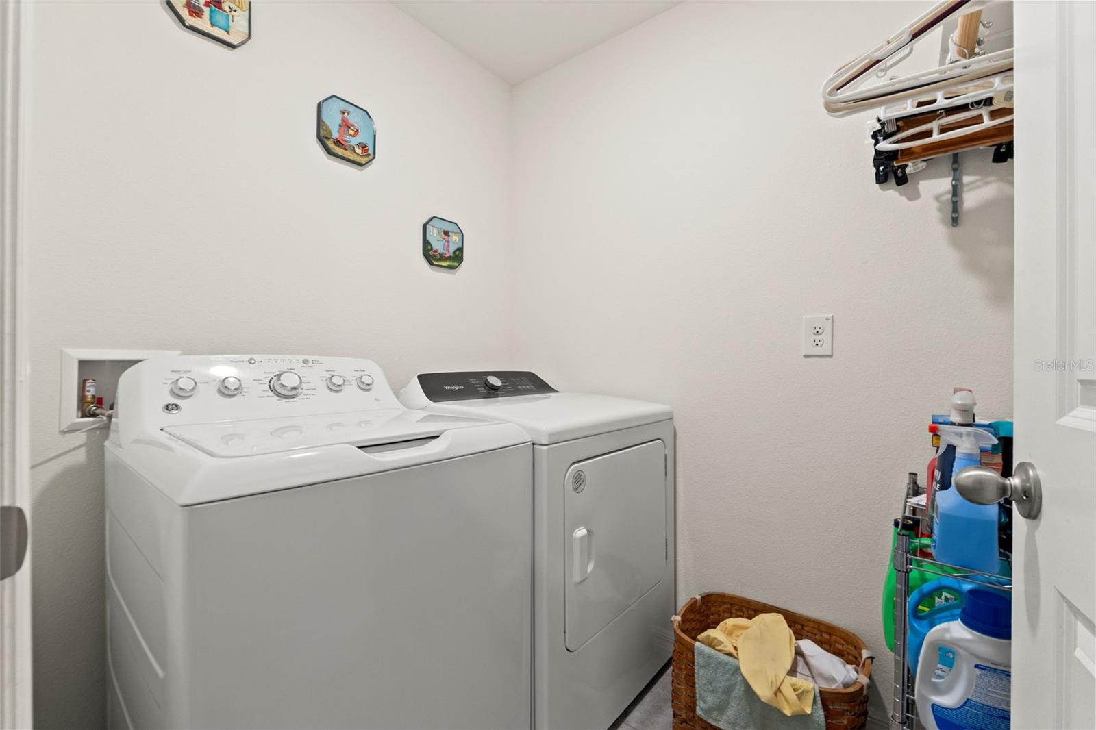 inside laundry room