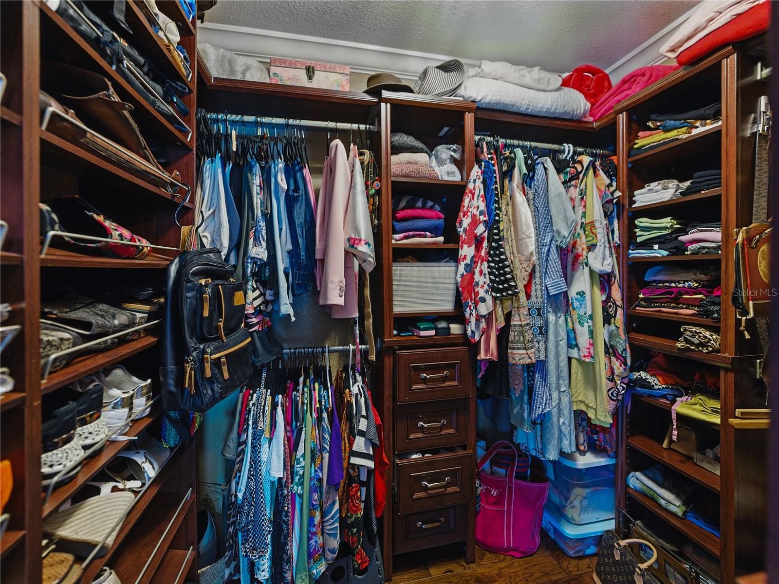 1 of 2 walk in closets.