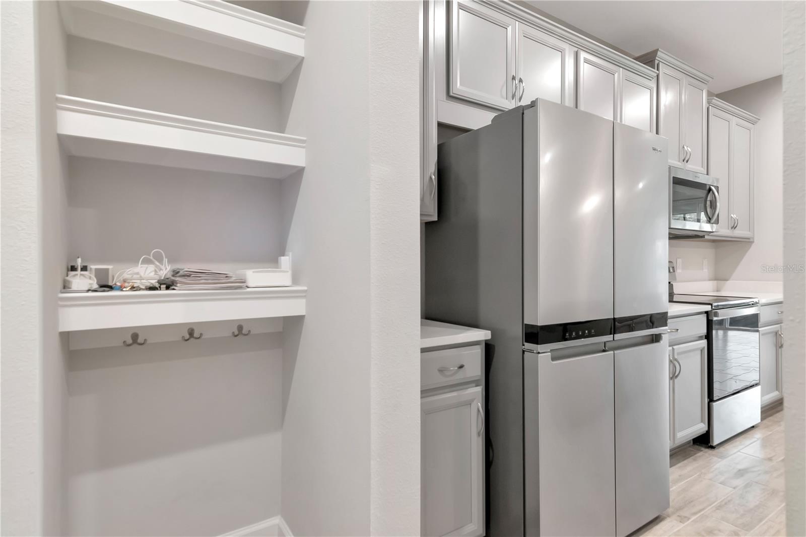 Drop Zone between Garage and Kitchen