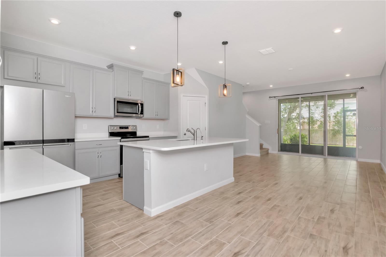 Kitchen/Open Living Space