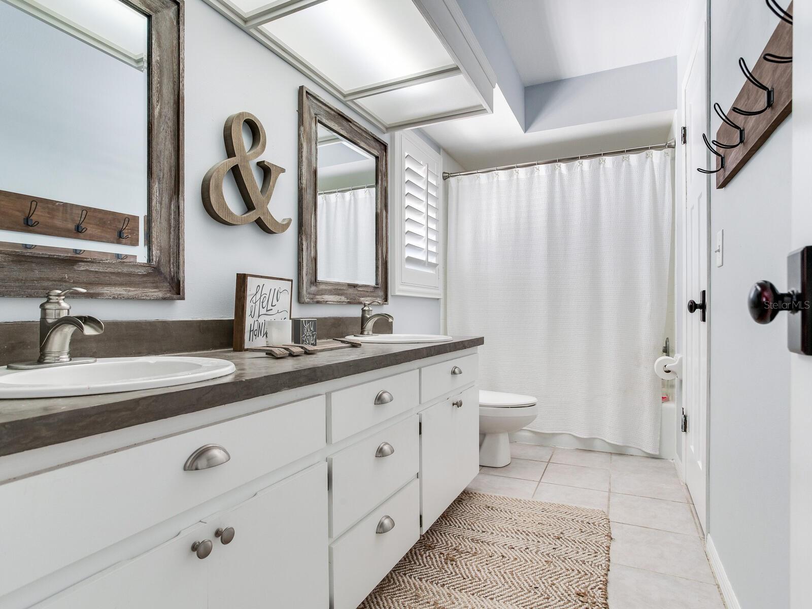 Upstairs Bathroom / Dual Sinks