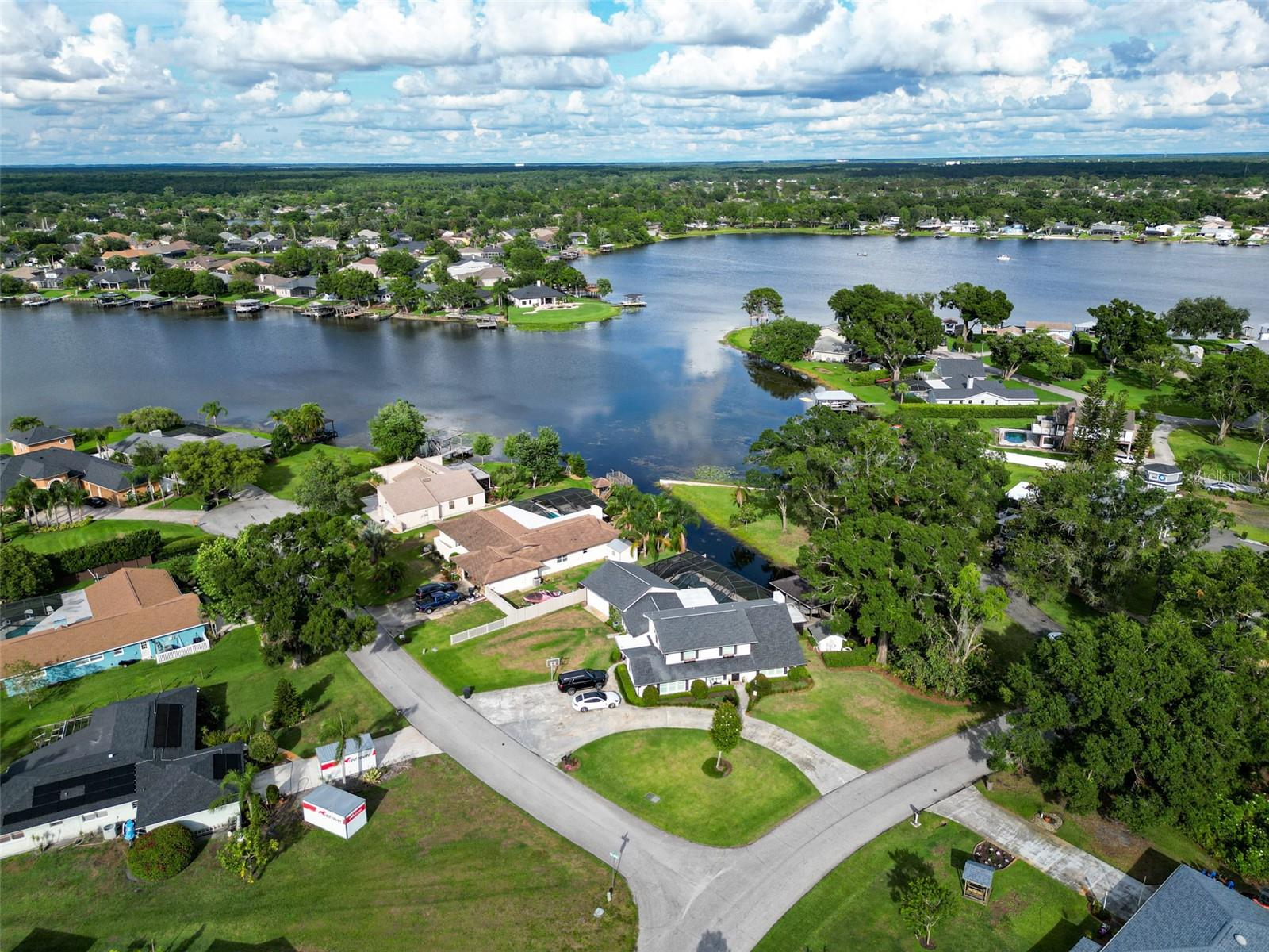 Aerial East Lake