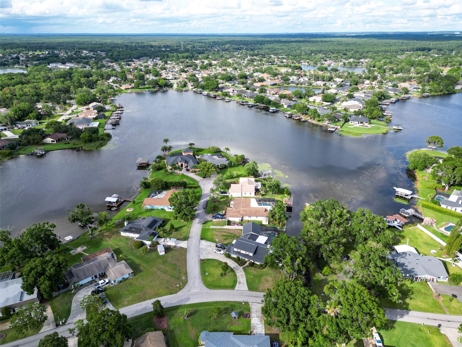 Aerial East Lake