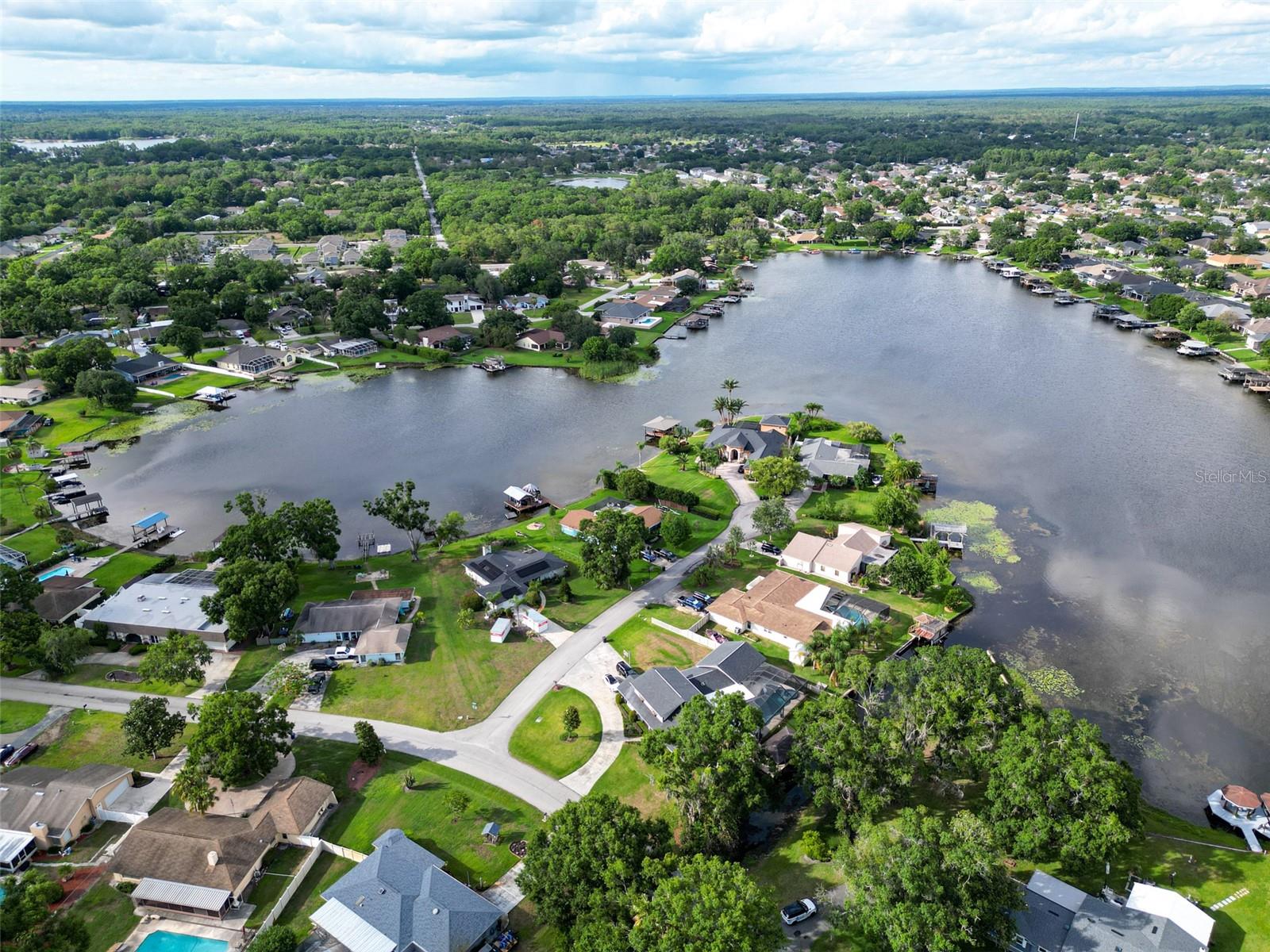 Aerial East Lake