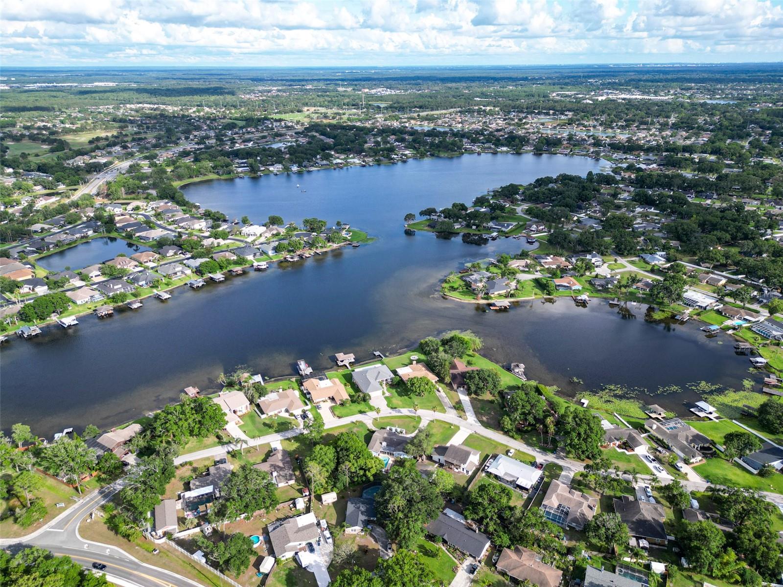 Aerial East Lake