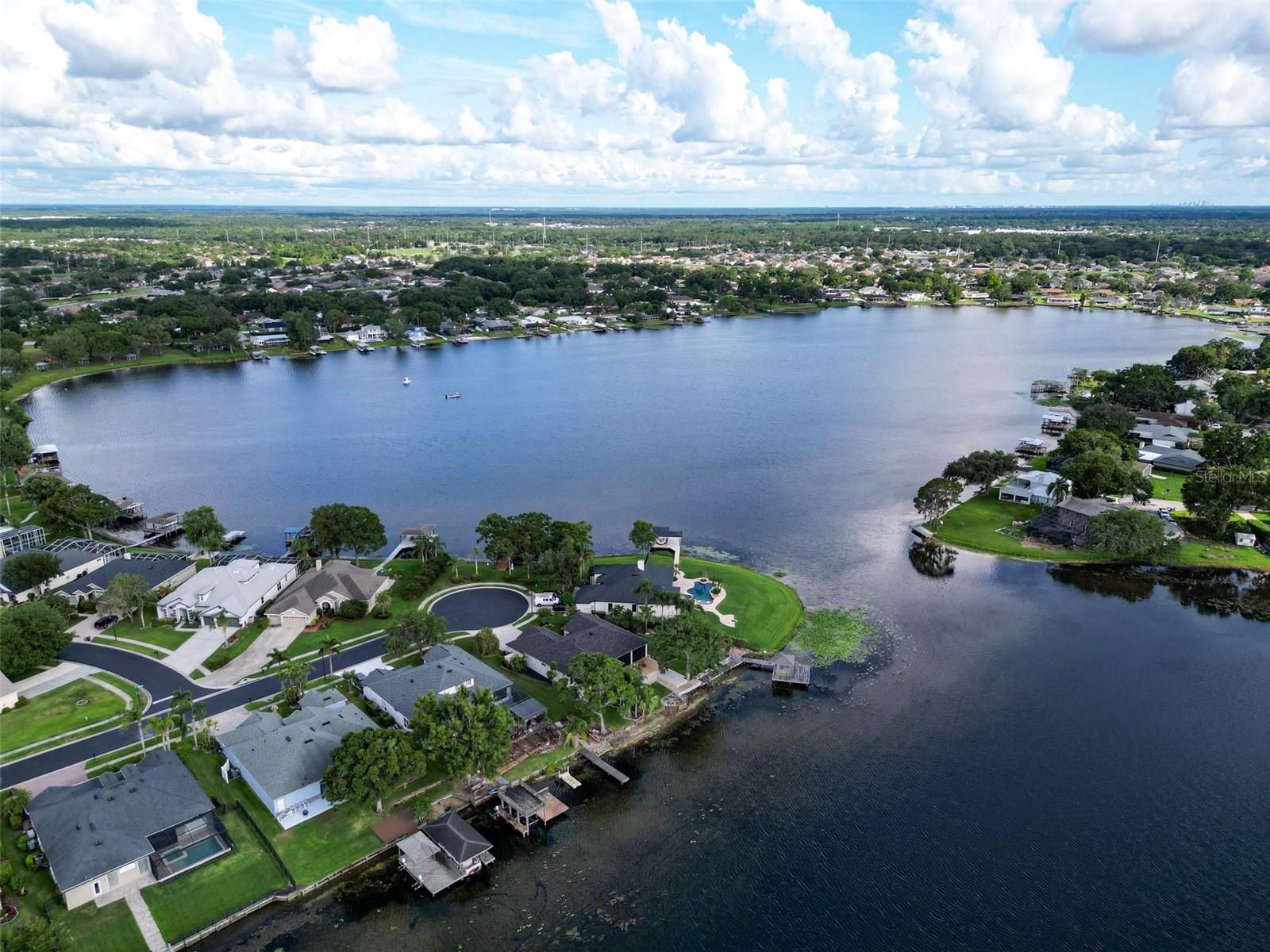Aerial East Lake