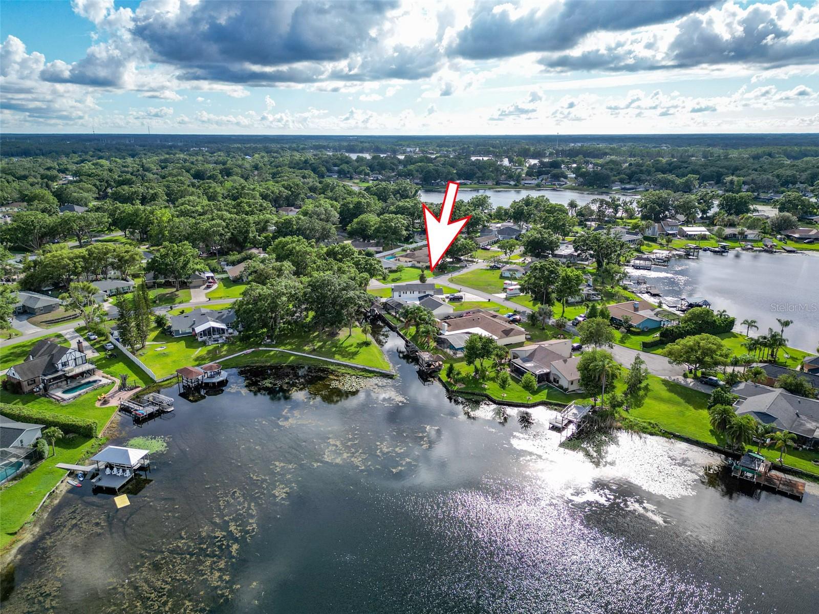 Aerial Canal View