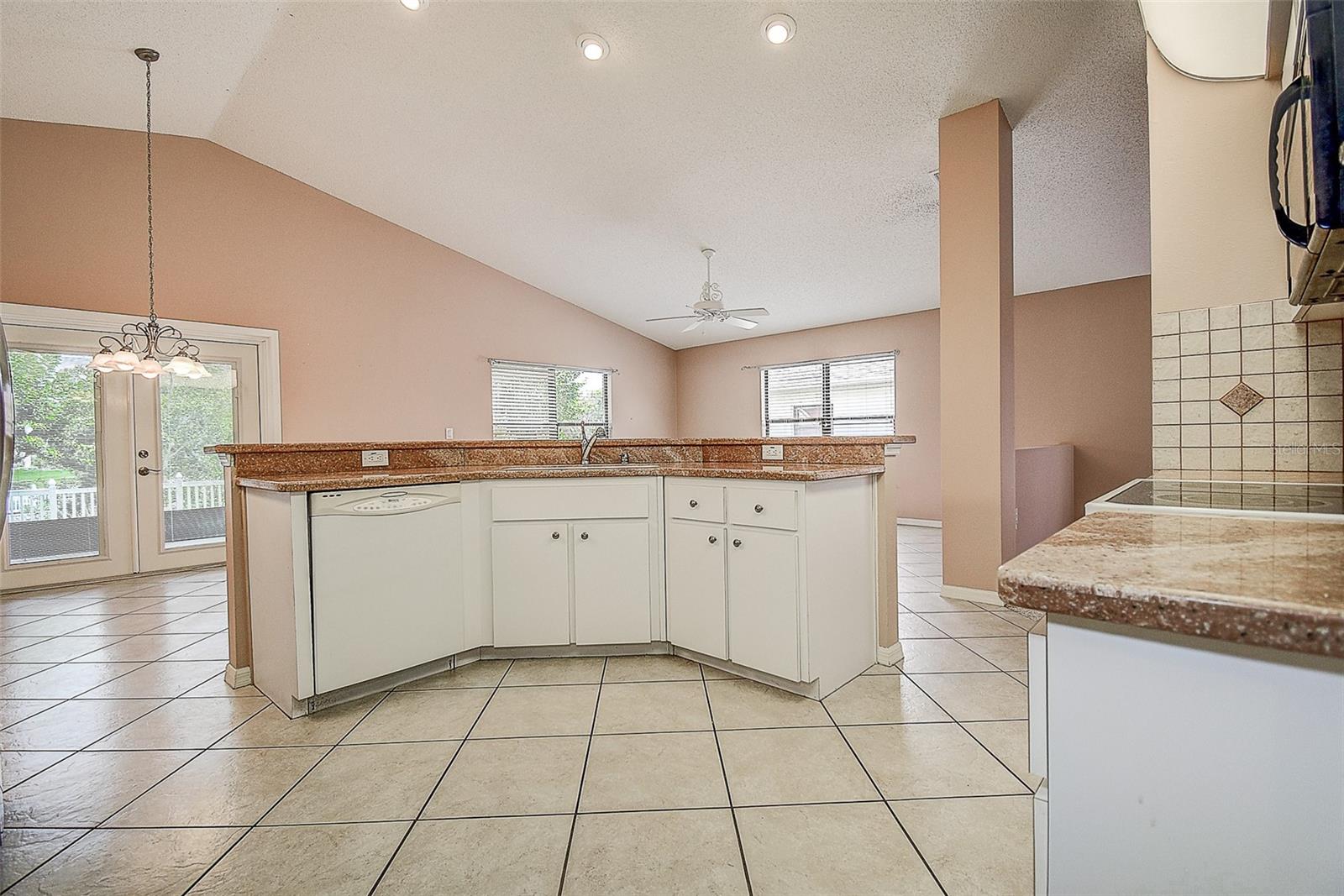 Kitchen and Family Room