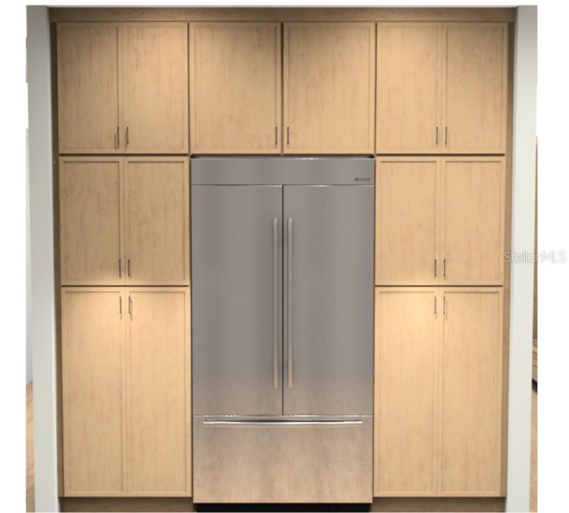 Kitchen - FRAMELESS Cosmopolitan MapleSand Stain