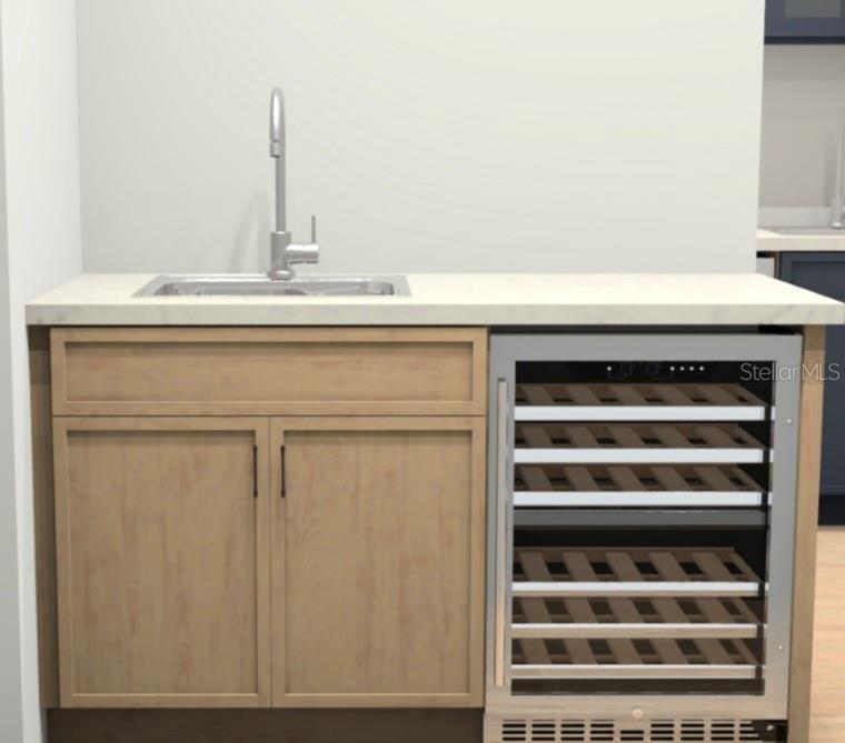FRAMELESS Cosmopolitan MapleSand Stain