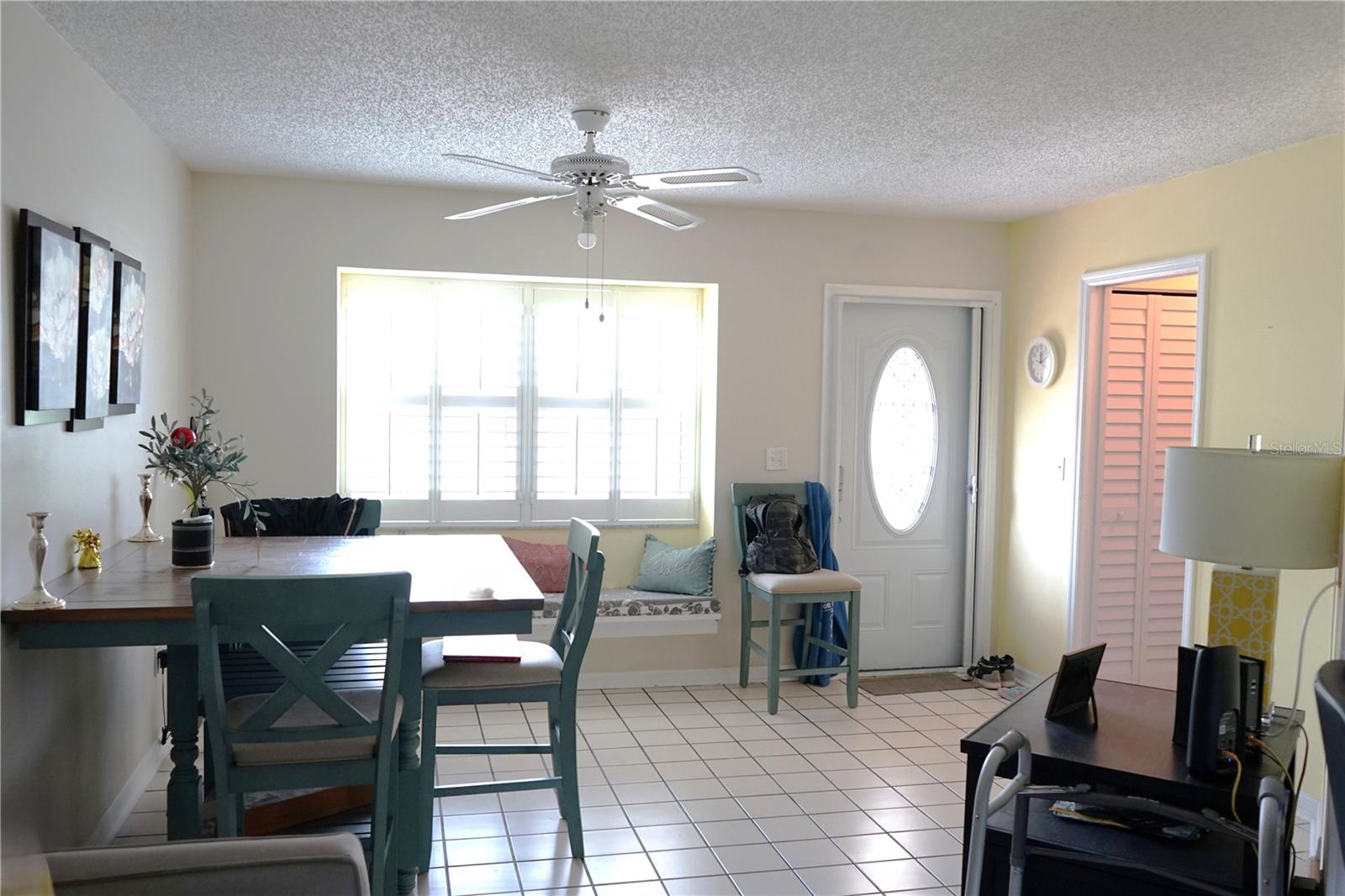 entry and dining room guest area is to the right