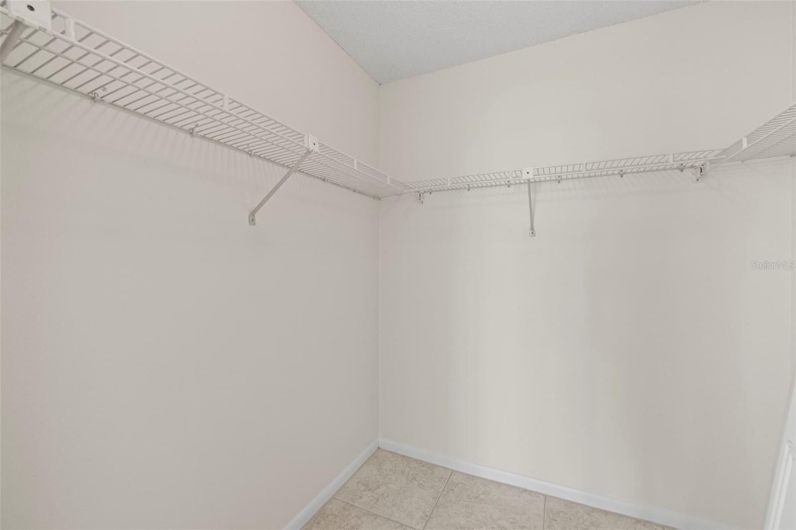 Walk in closet guest bedroom