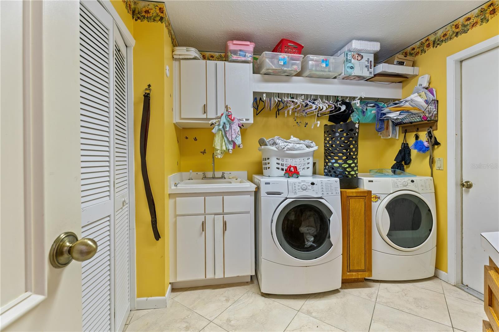 Spacious Laundry Room with Storage