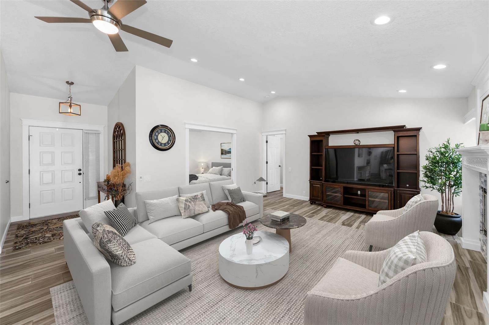 Great Room-Virtually Staged
