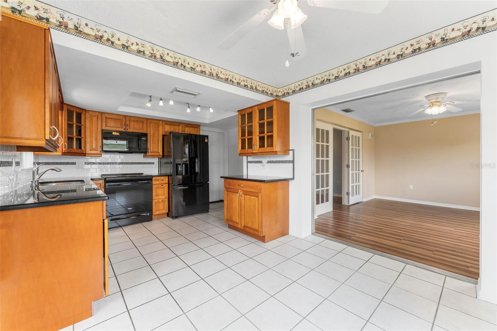 kitchen looking towards family room