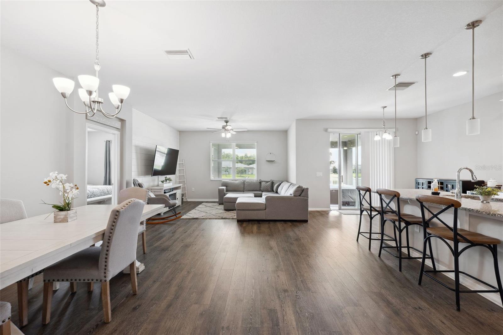 Dining/Living Room/ Kitchen