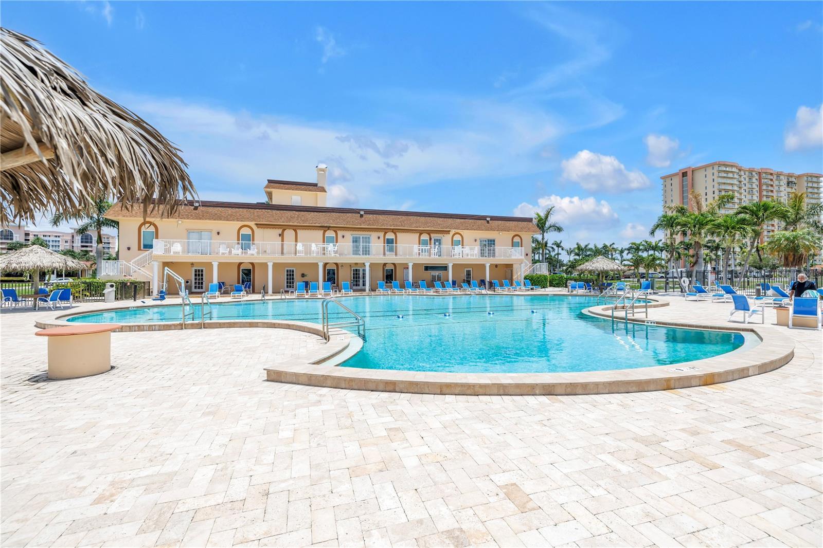 Main pool outside of club house