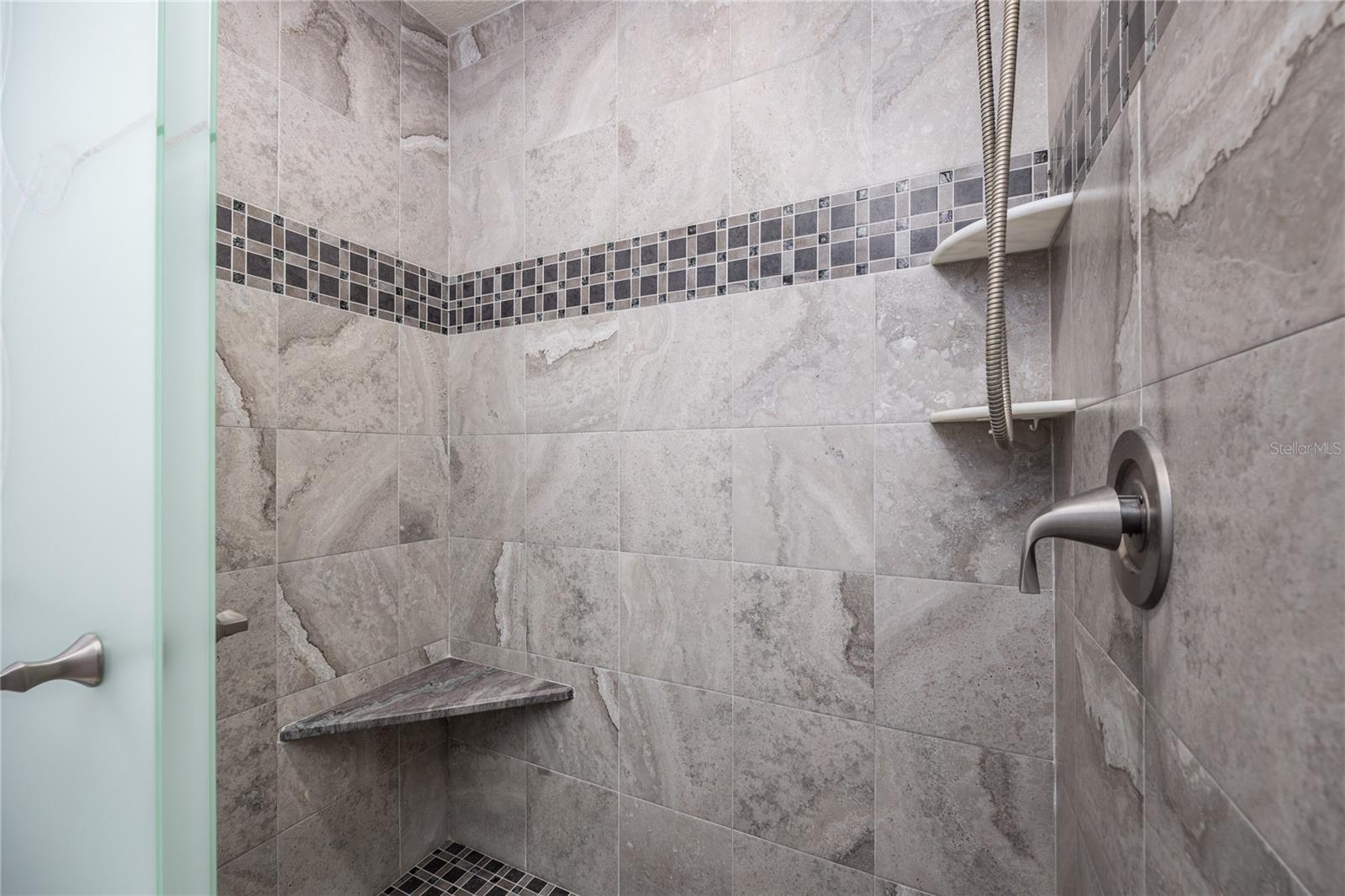Primary Bathroom Step In Shower