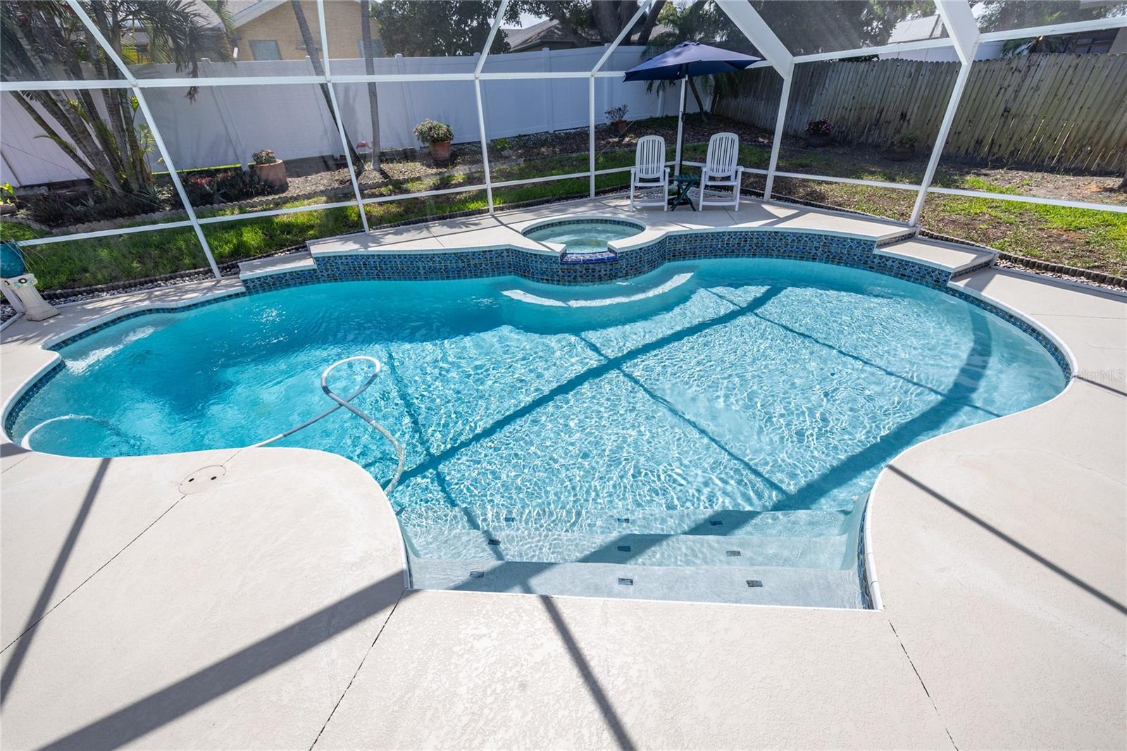 Pool and spa ready for You!