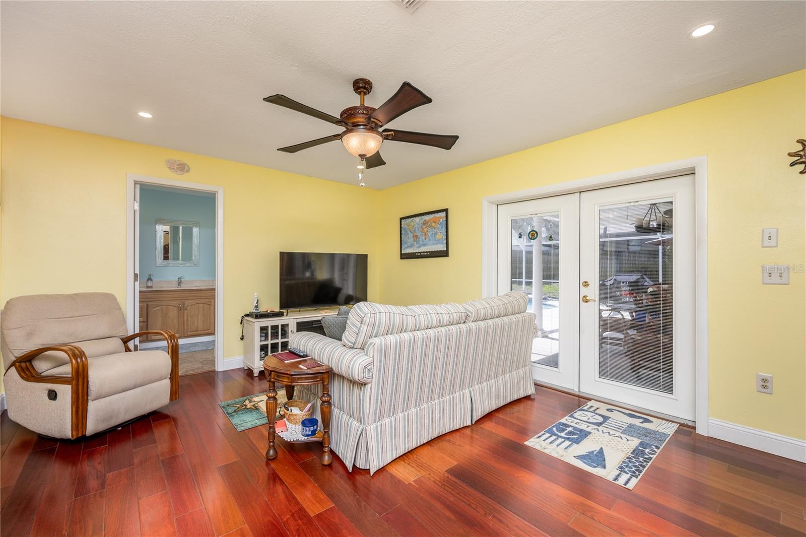 Family Room with Lanai Access