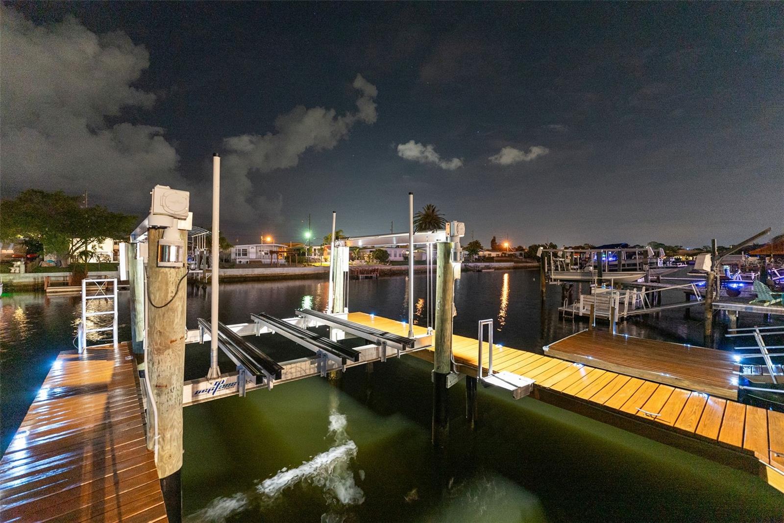 THESE WALKWAYS MAKE WORKING ON THE BOAT A BREEZE
