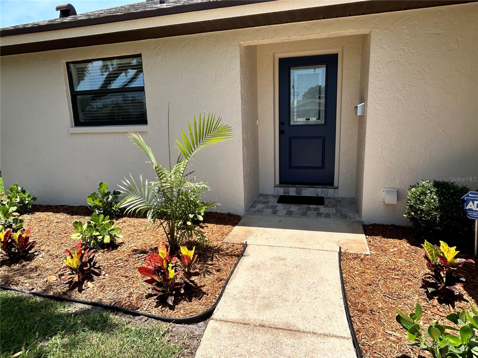 New front door, New exterior paint