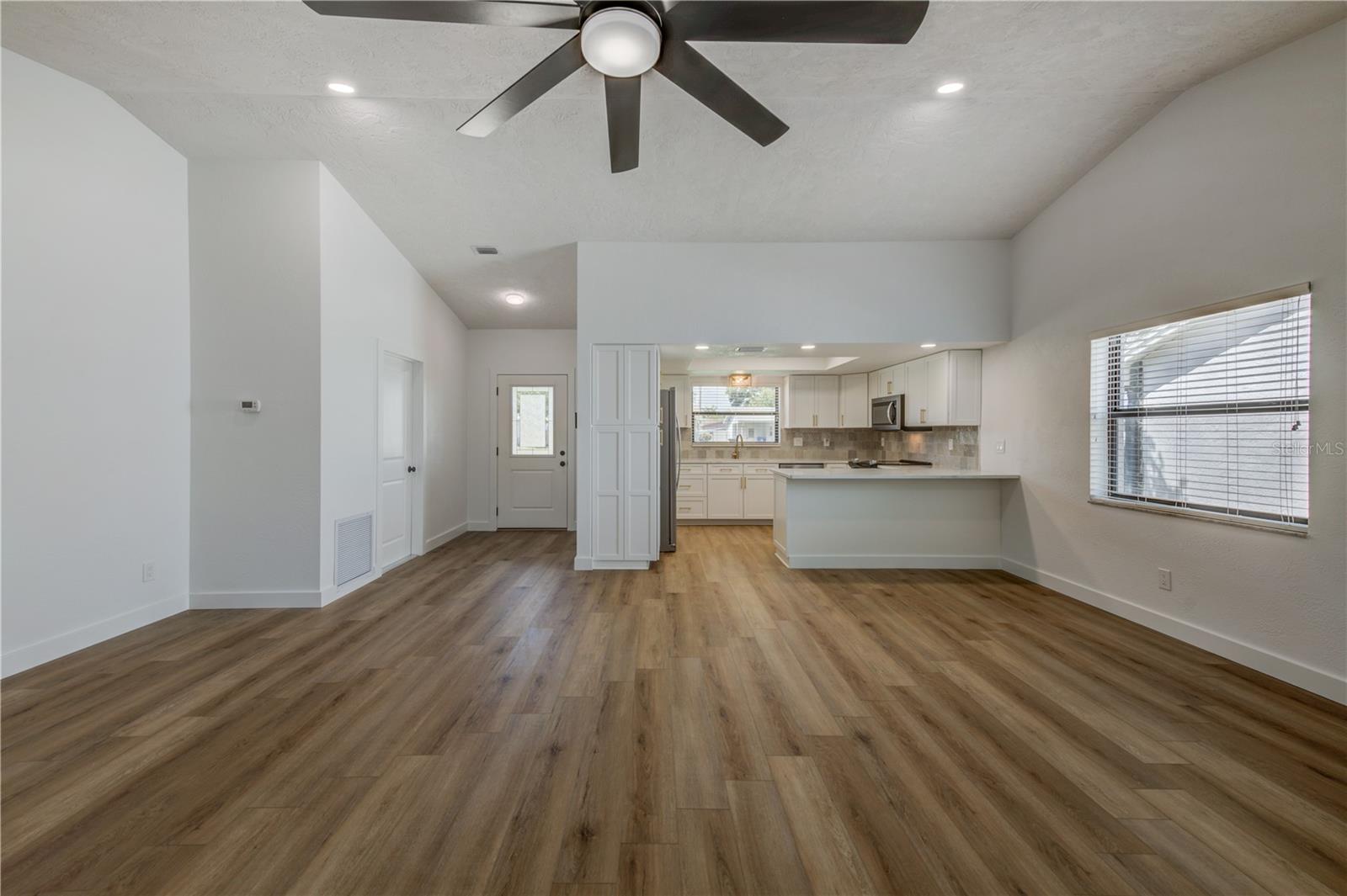 Open concept living space