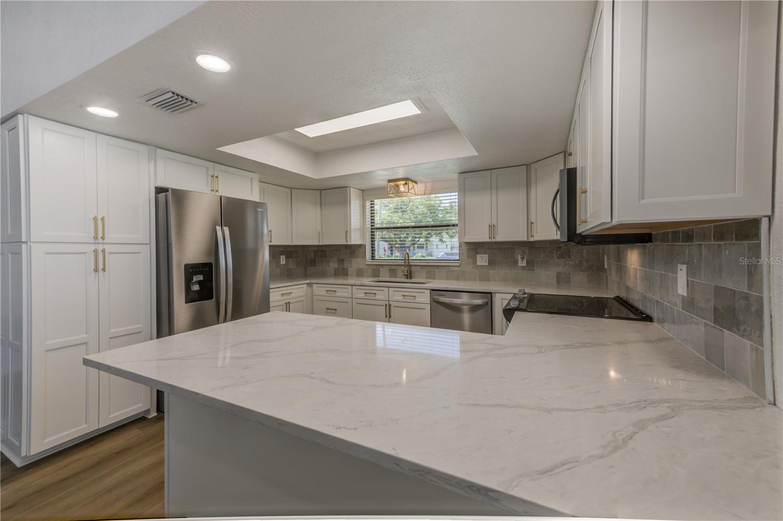 Beautiful quartz counters