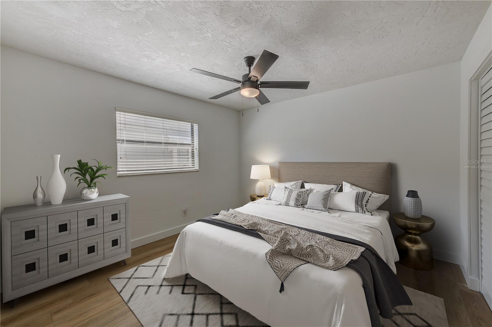 Virtually staged furniture- 2nd bedroom
