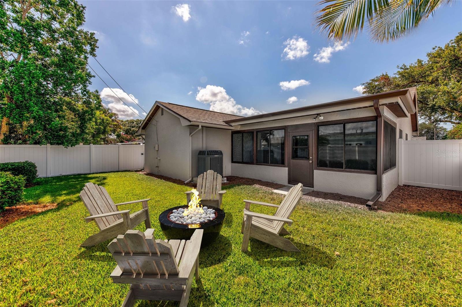 Virtually staged- Back yard