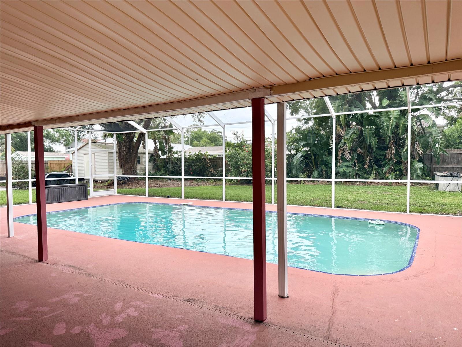 Pool and Covered Patio