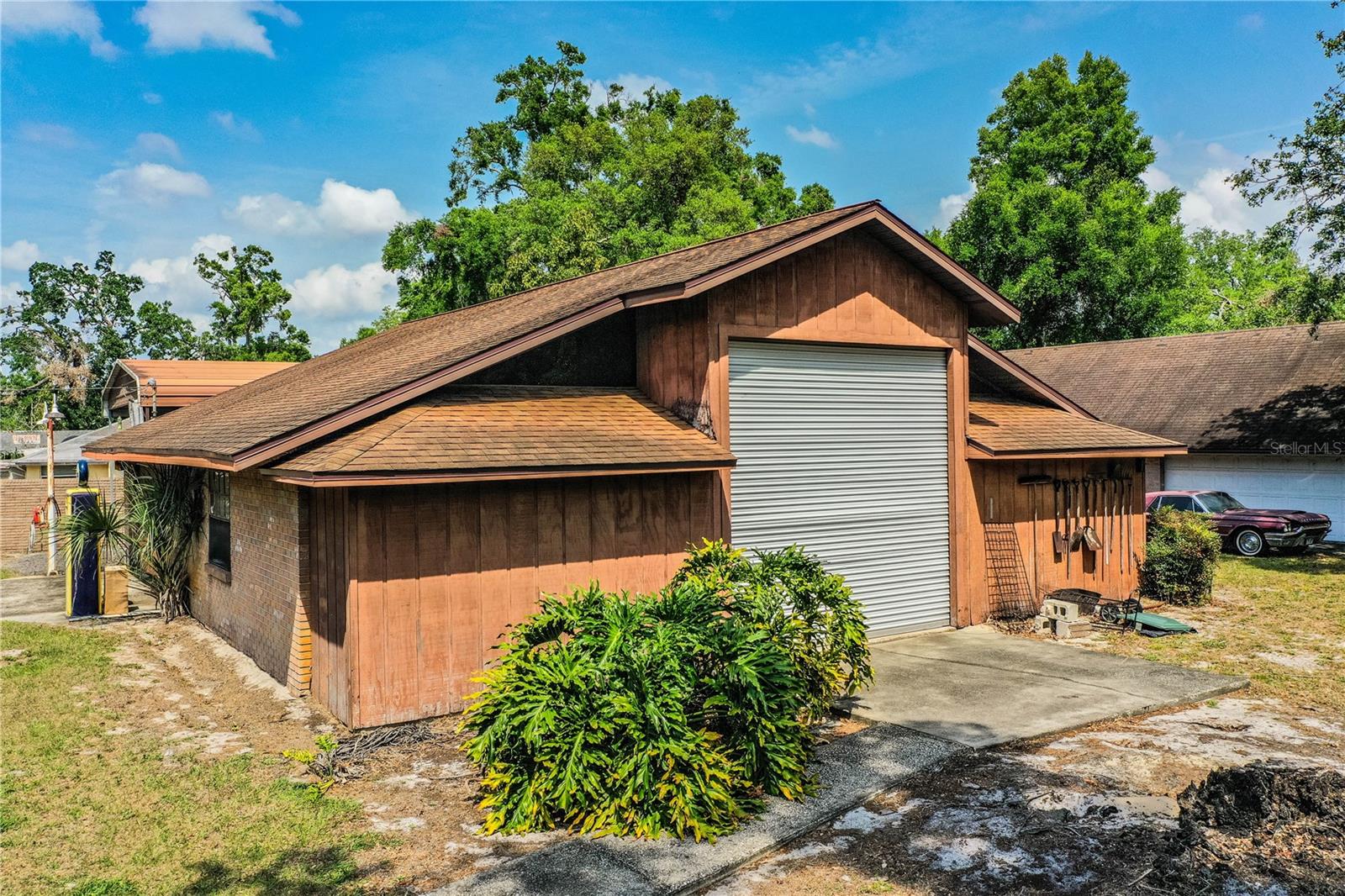 Workshop and garage