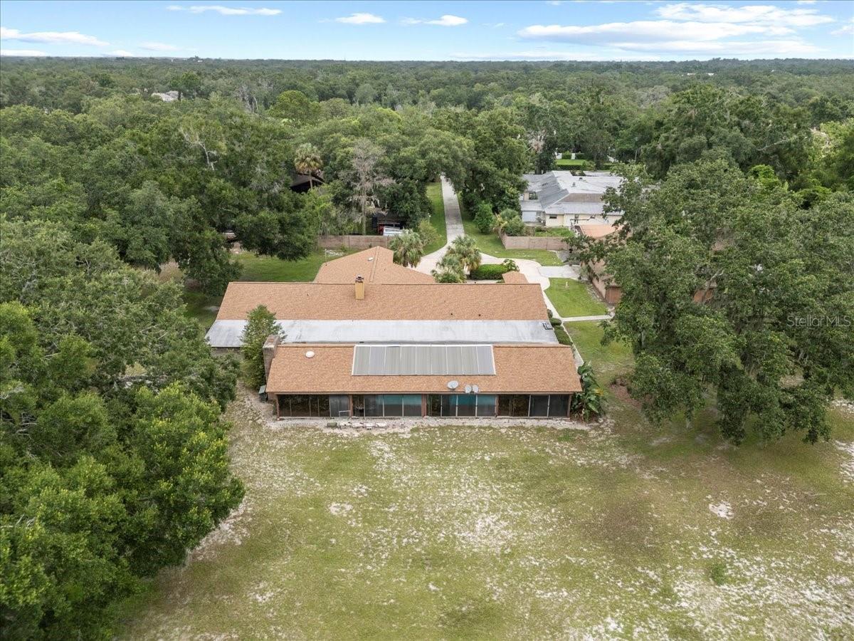 Aerial of rear