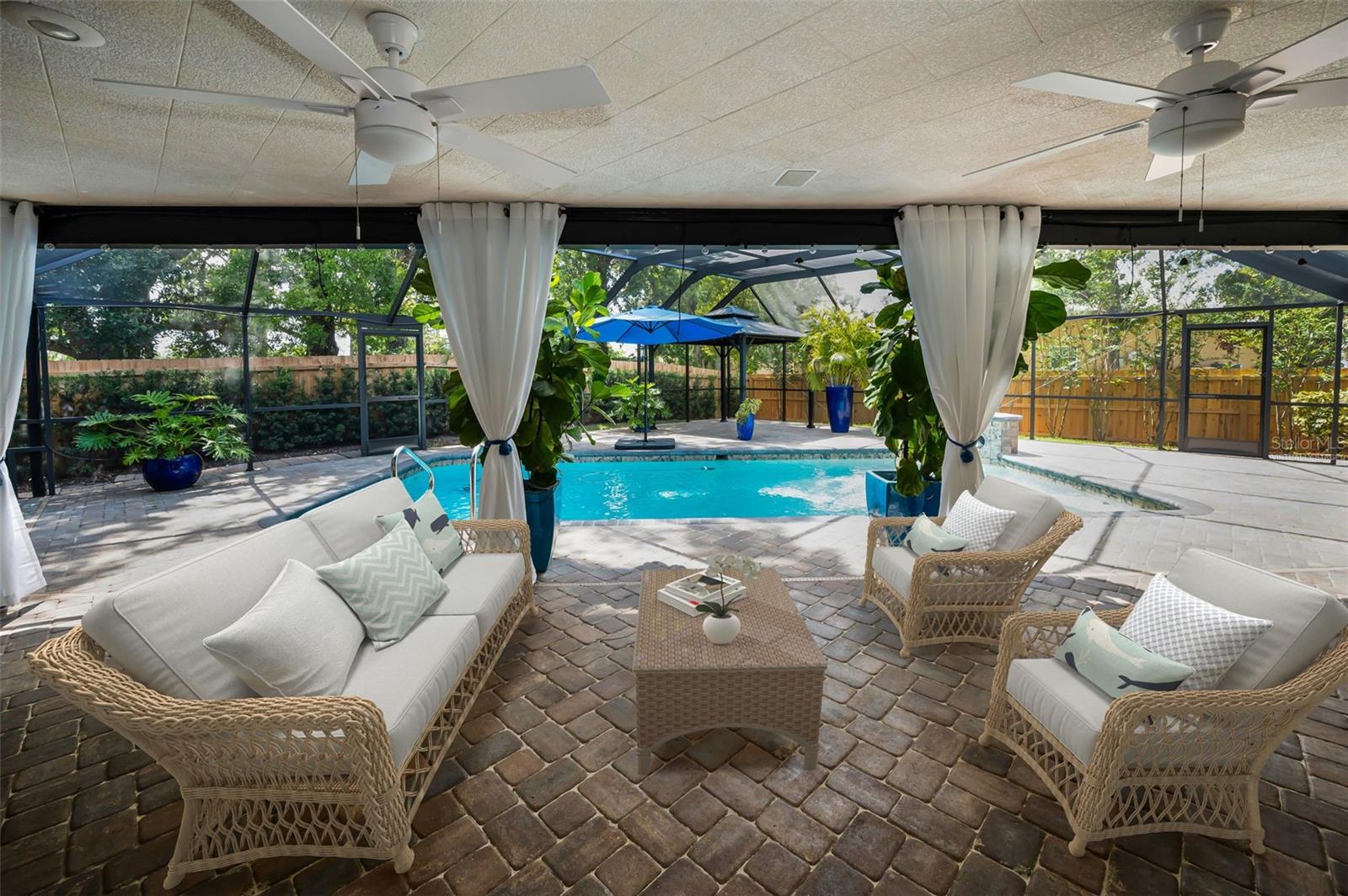 Virtually Staged Lanai!