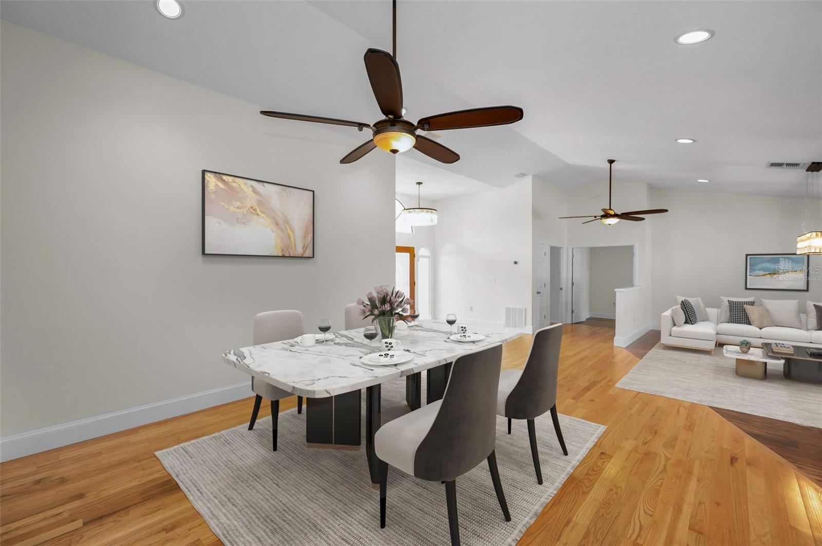 Virtually Staged Dining Room!
