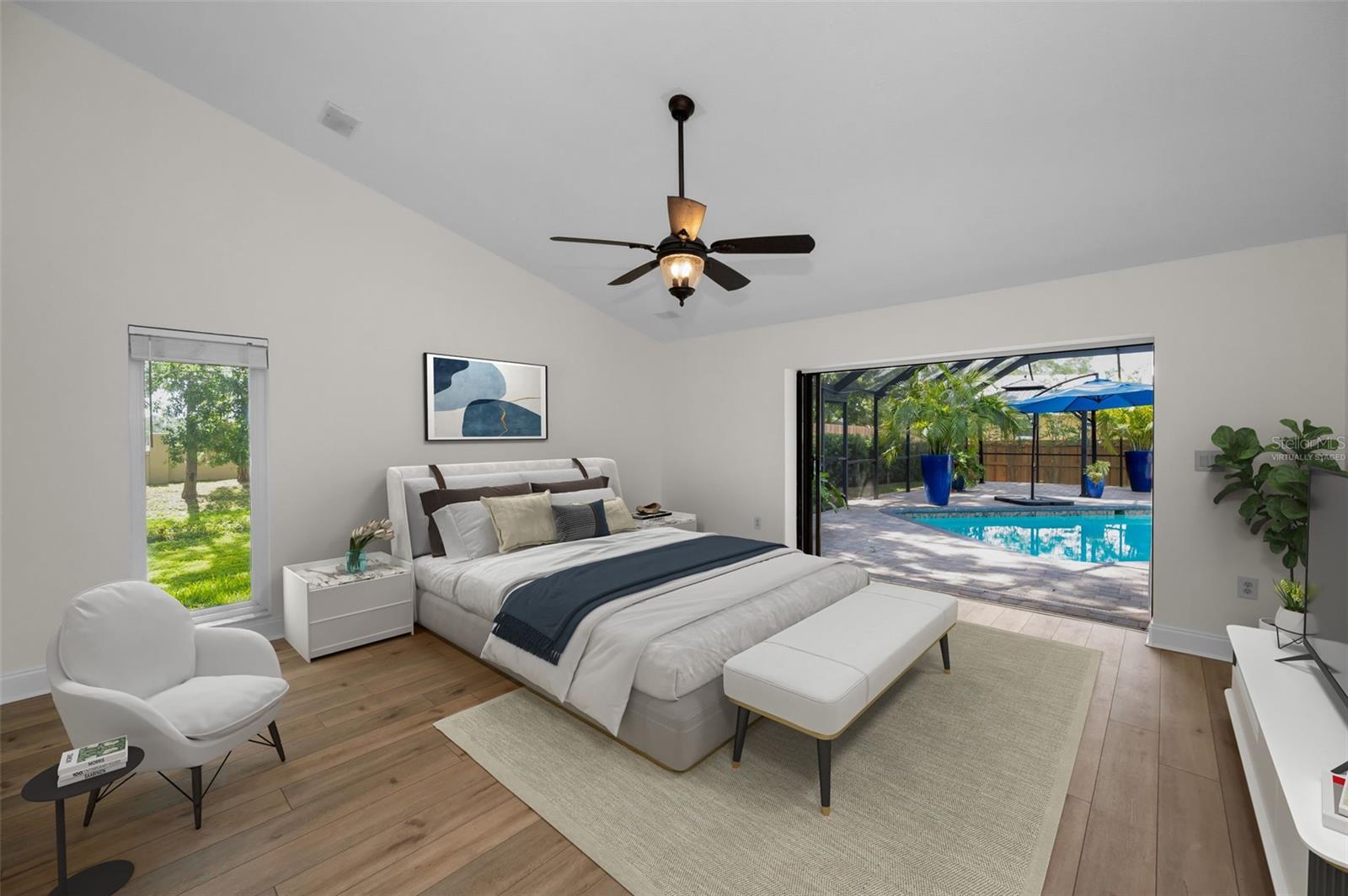Virtually Staged Primary Bedroom!