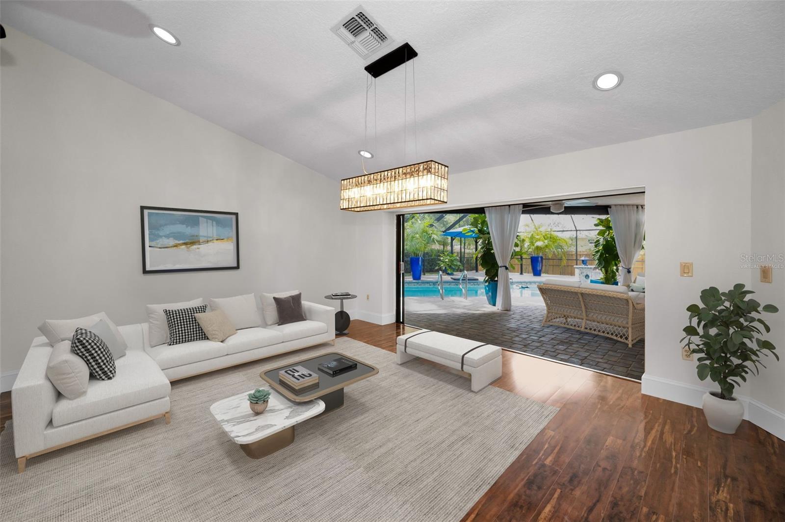 Virtually Staged Living Room!