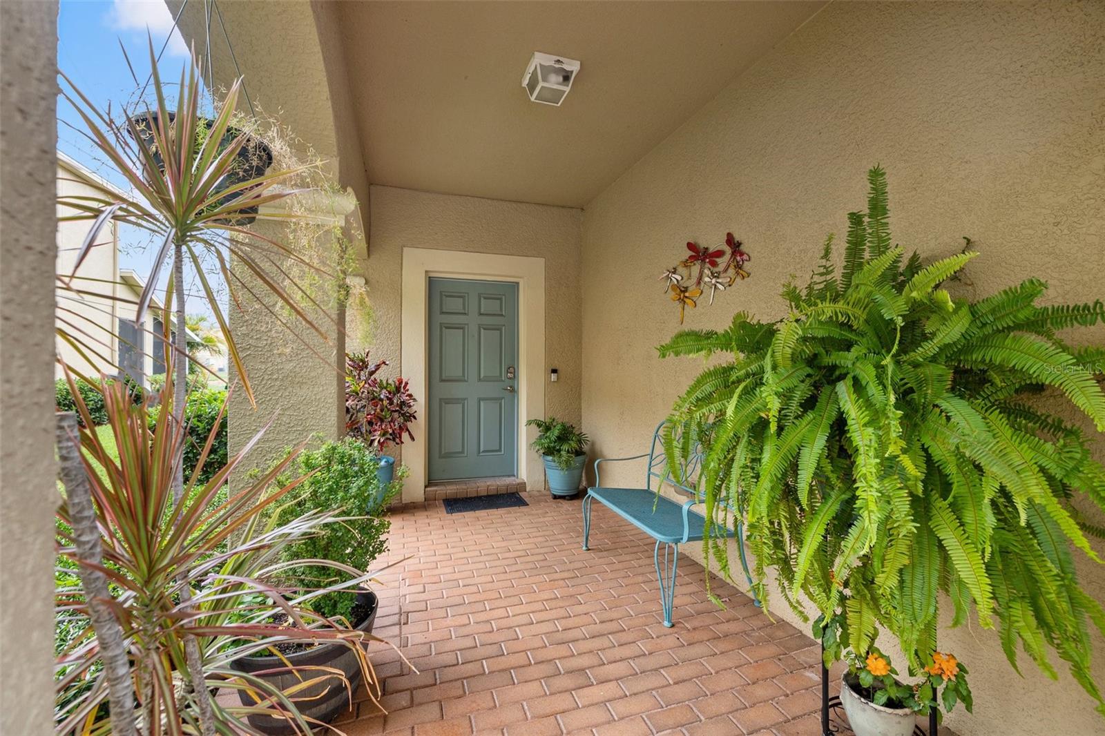 Covered front entry