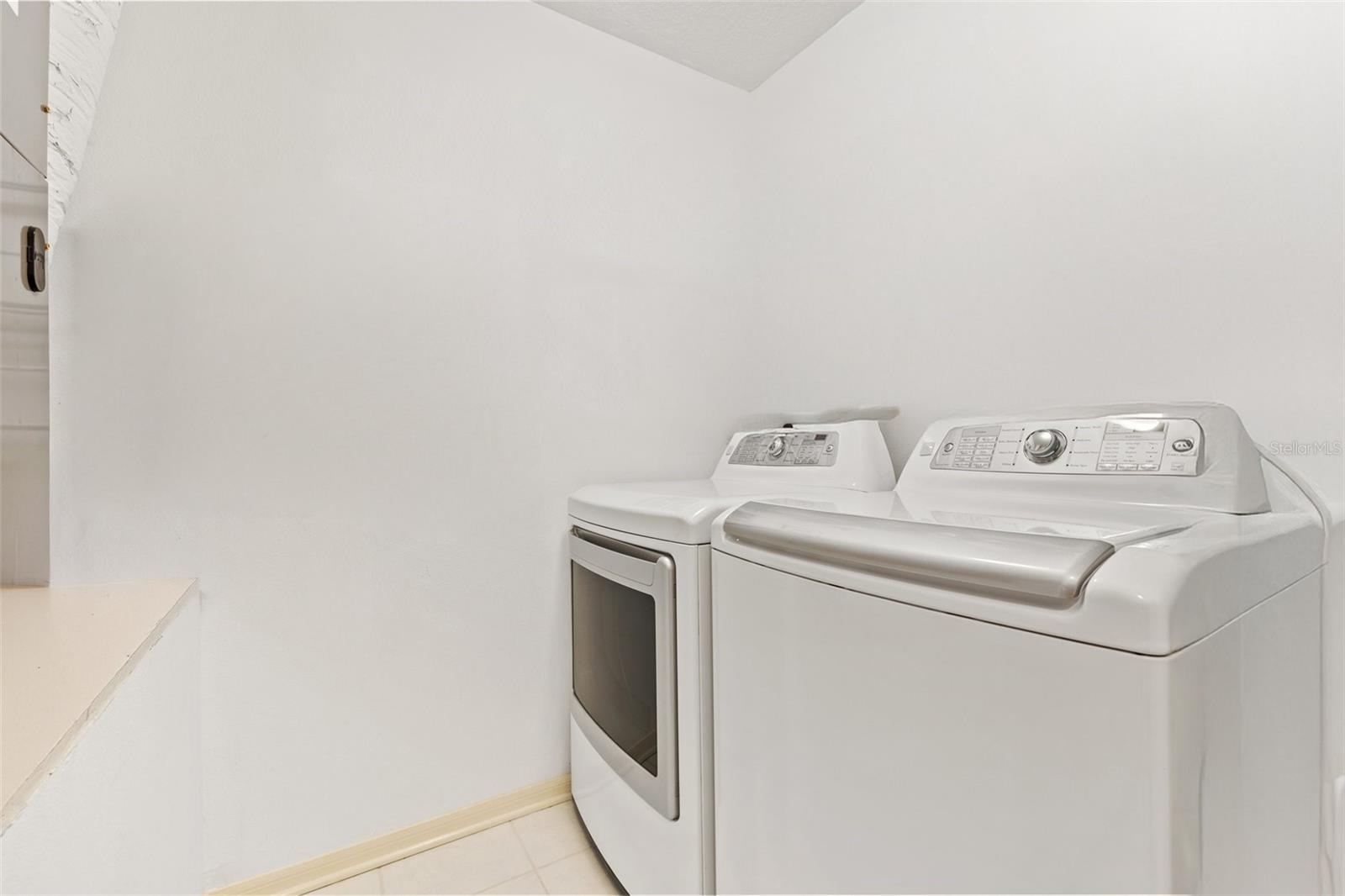 Second level laundry room