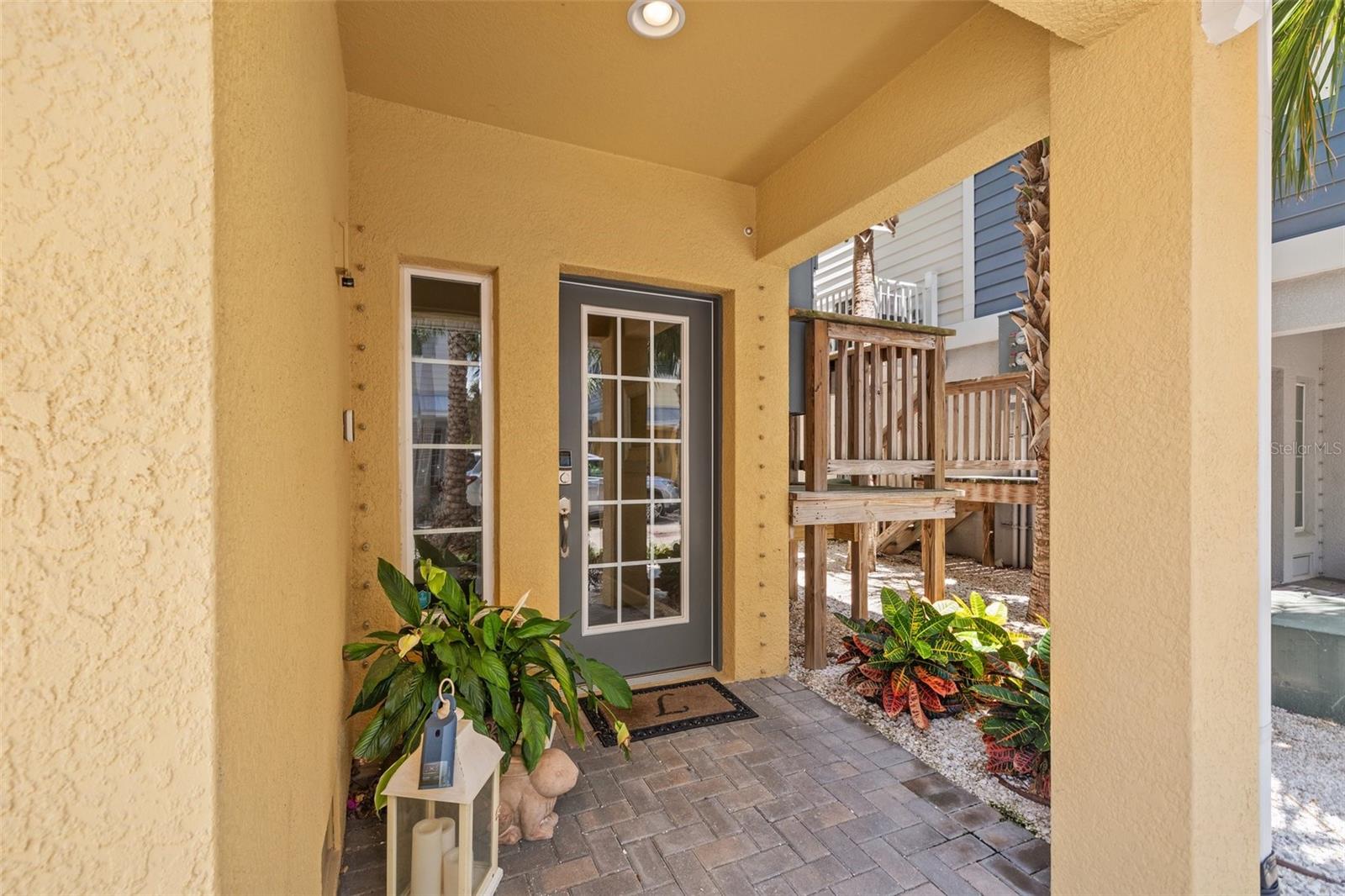 Covered front entry