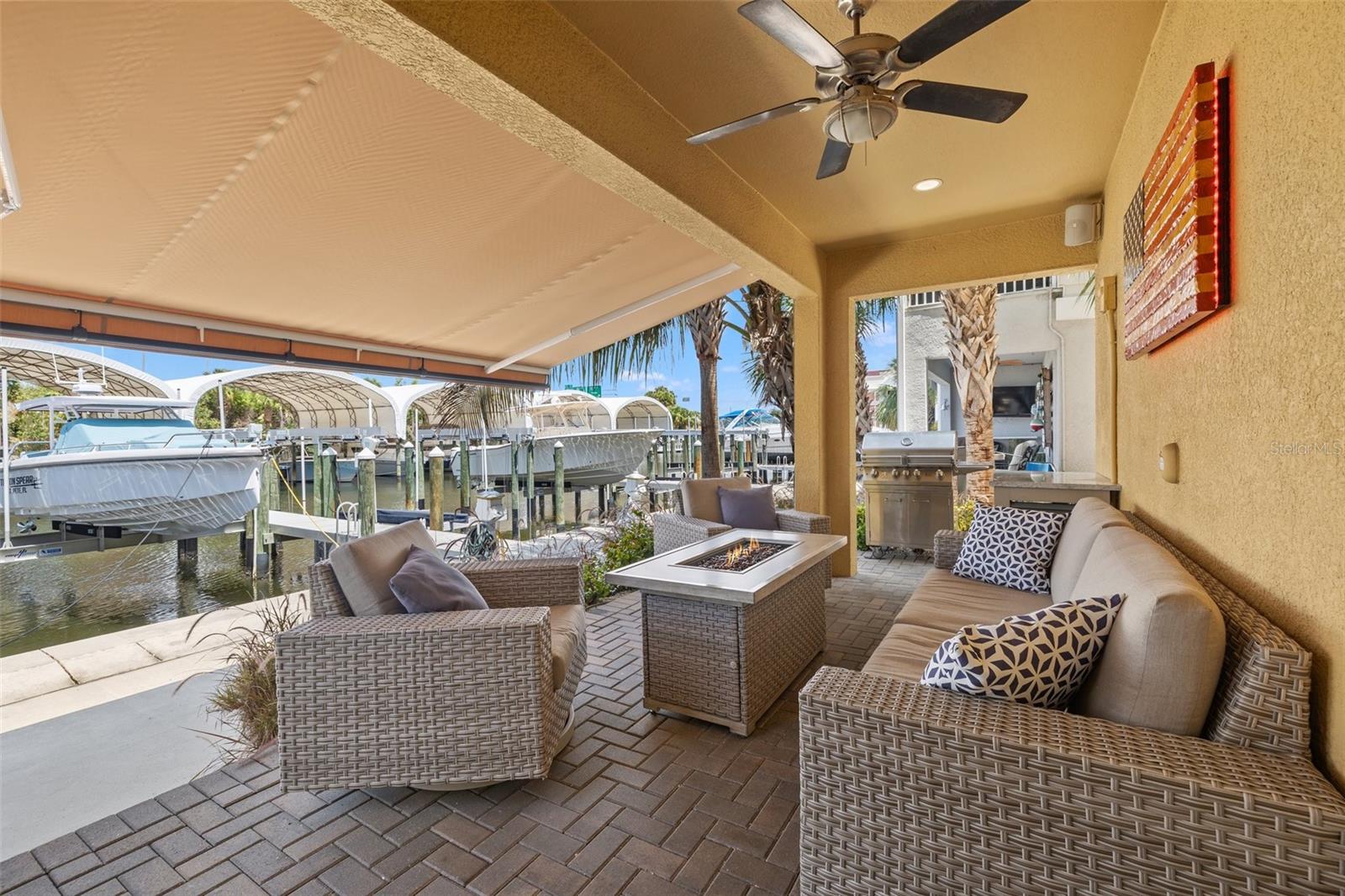 Covered patio