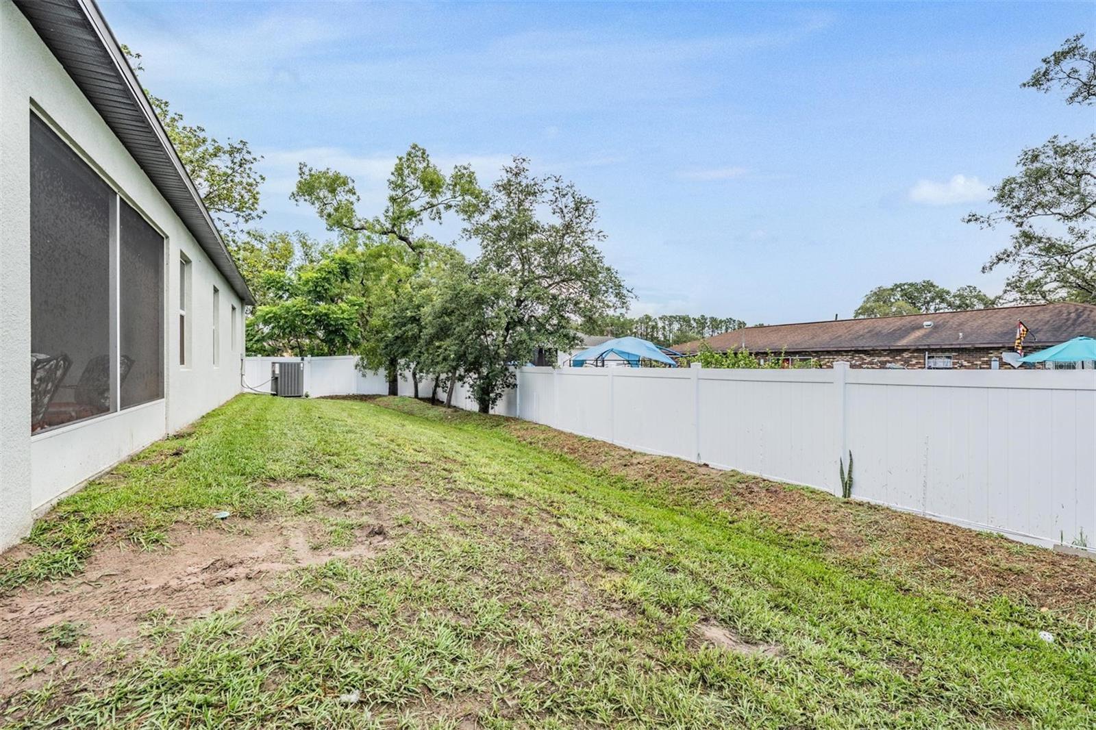 Fenced Backyard